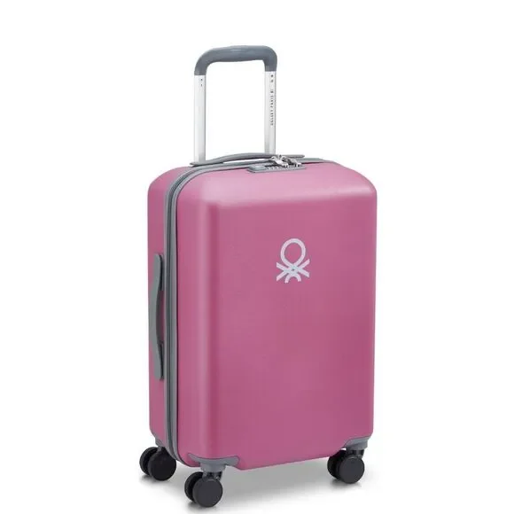 United Colors of Benetton x DELSEY PARIS Carry On  Pink - Picture 2 of 5